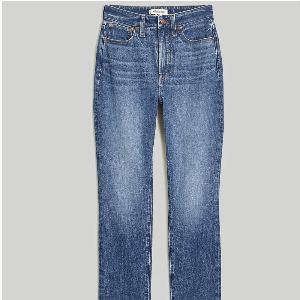 Madewell Women's Straight-Leg Jeans in Medium Blue Wash